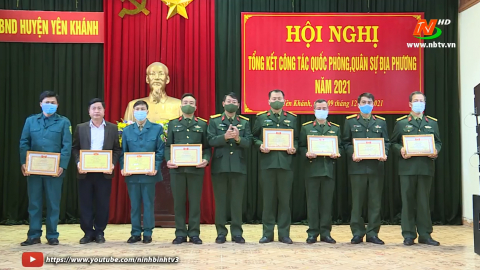 Y&ecirc;n Kh&aacute;nh tổng kết c&ocirc;ng t&aacute;c quốc ph&ograve;ng, qu&acirc;n sự địa phương năm 2021