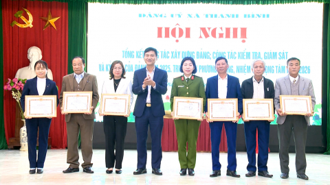 Đảng ủy x&atilde; Thanh B&igrave;nh triển khai c&ocirc;ng t&aacute;c x&acirc;y dựng Đảng năm 2026
