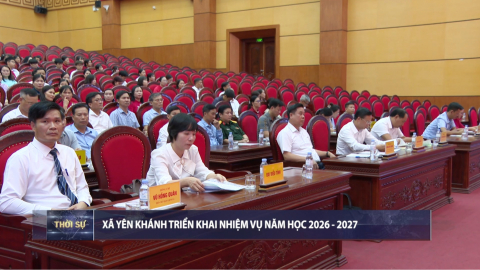 X&atilde; Y&ecirc;n Kh&aacute;nh triển khai nhiệm vụ năm học 2026-2027