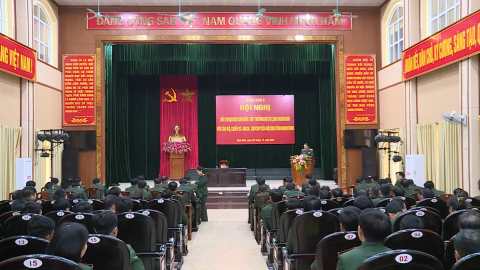 Bộ Tư lệnh Qu&acirc;n khu 3 đối thoại d&acirc;n chủ với c&aacute;n bộ, chiến sỹ Bộ CHQS tỉnh