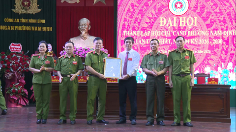 Đại hội th&agrave;nh lập Hội cựu CAND phường Nam Định, nhiệm kỳ 2026 - 2030