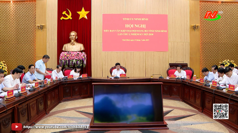 Họp Tiểu ban văn kiện Đại hội đại biểu Đảng bộ tỉnh lần thứ I, nhiệm kỳ 2025 - 2030