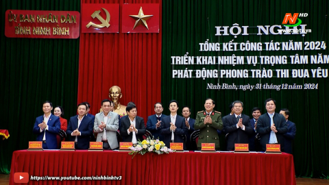 UBND tỉnh ph&aacute;t động phong tr&agrave;o thi đua y&ecirc;u nước v&agrave; k&yacute; kết giao ước thi đua năm 2025