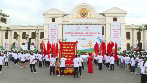 Khai mạc Chương tr&igrave;nh to&agrave;n d&acirc;n tập luyện thể dục thể thao năm 2026