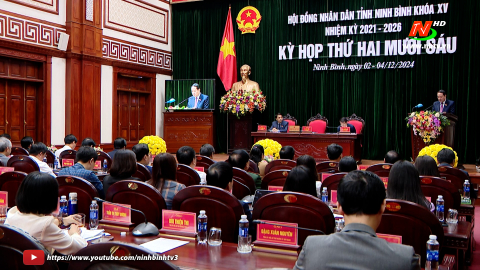 Kỳ họp thứ hai mươi s&aacute;u, HĐND tỉnh kh&oacute;a XV th&agrave;nh c&ocirc;ng tốt đẹp
