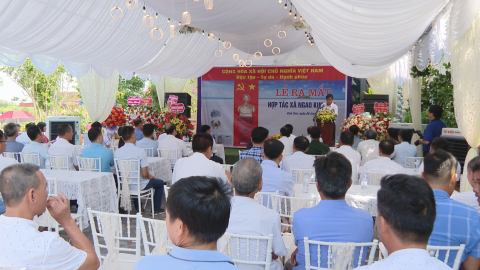 Ra mắt HTX Ngao Kim Sơn