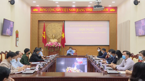 Hội nghị b&aacute;o c&aacute;o vi&ecirc;n trung ương th&aacute;ng 11/2021