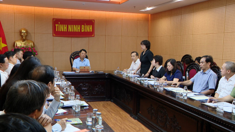 R&agrave; so&aacute;t tiến độ chuẩn bị tổ chức Tuần Du lịch Ninh B&igrave;nh 2025