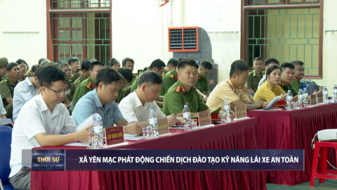 X&atilde; Y&ecirc;n Mạc ph&aacute;t động Chiến dịch đ&agrave;o tạo kỹ năng l&aacute;i xe an to&agrave;n