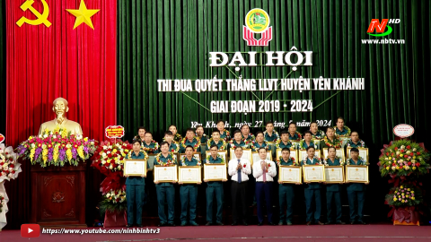 Đại hội thi đua Quyết thắng lực lượng vũ trang huyện Y&ecirc;n Kh&aacute;nh
