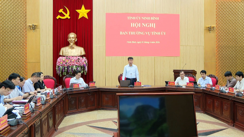 Hội nghị Ban Thường vụ Tỉnh ủy - 1/4/2026