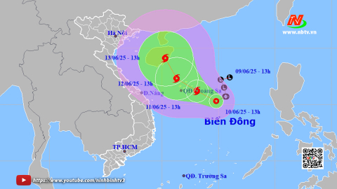 Tin &aacute;p thấp nhiệt đới tr&ecirc;n Biển Đ&ocirc;ng