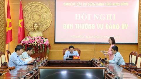 Hội nghị Ban Thường vụ, Ban Chấp h&agrave;nh Đảng bộ c&aacute;c cơ quan Đảng tỉnh