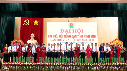 Khai mạc Đại hội đại biểu Hội N&ocirc;ng d&acirc;n tỉnh Ninh B&igrave;nh nhiệm kỳ 2023 - 2028