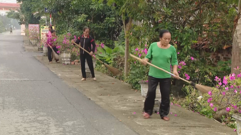 Chung tay bảo vệ m&ocirc;i trường x&acirc;y dựng khu d&acirc;n cư NTM kiểu mẫu