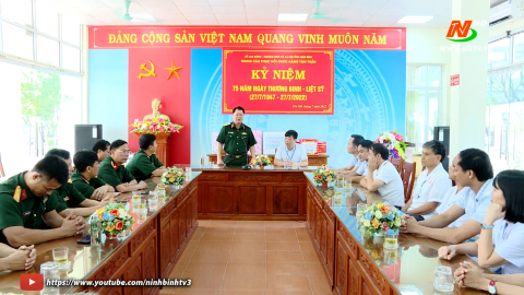 Bộ Tư lệnh Qu&acirc;n khu III thăm, tặng qu&agrave; thương binh, bệnh binh