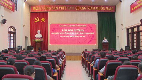 Bồi dưỡng nghiệp vụ c&ocirc;ng t&aacute;c d&acirc;n vận năm 2022