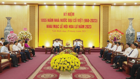 L&atilde;nh đạo Đảng, Nh&agrave; nước ch&uacute;c mừng kỷ niệm 1055 năm Nh&agrave; nước Đại Cồ Việt