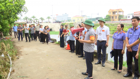 Phường H&agrave; Nam tổ chức cưỡng chế thu hồi đất phục vụ dự &aacute;n