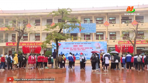 Khai mạc hội thi thể dục thể thao học sinh trung học