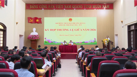 Kỳ họp thường lệ giữa năm 2026 HĐND phường Hoa Lư