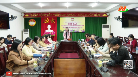Họp b&aacute;o tuy&ecirc;n truyền Đại hội đại biểu MTTQ Việt Nam tỉnh lần thứ I, nhiệm kỳ 2025-2030