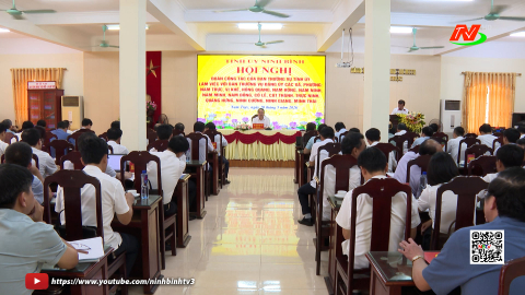  Ban Thường vụ Tỉnh ủy l&agrave;m việc với Ban Thường vụ Đảng ủy c&aacute;c x&atilde;, phường thuộc nh&oacute;m 11