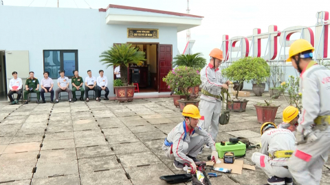 Diễn tập đảm bảo th&ocirc;ng tin li&ecirc;n lạc phục vụ c&ocirc;ng t&aacute;c ph&ograve;ng chống thi&ecirc;n tai v&agrave; t&igrave;m kiếm cứu nạn