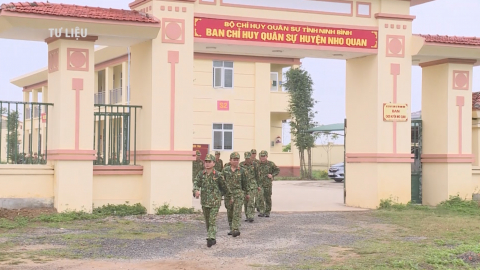 Đảng ủy qu&acirc;n sự huyện Nho Quan ra nghị quyết l&atilde;nh đạo thực hiện nhiệm vụ 6 th&aacute;ng cuối năm