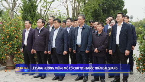 Lễ d&acirc;ng hương, viếng mộ cố Chủ tịch nước Trần Đại Quang