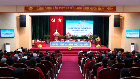 Đại hội đại biểu phụ nữ x&atilde; Ph&aacute;t Diệm nhiệm kỳ 2025 - 2030