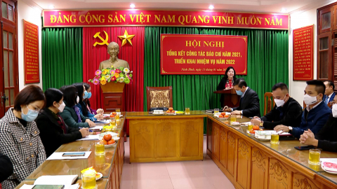 Triển khai nhiệm vụ c&ocirc;ng t&aacute;c B&aacute;o ch&iacute; năm 2022
