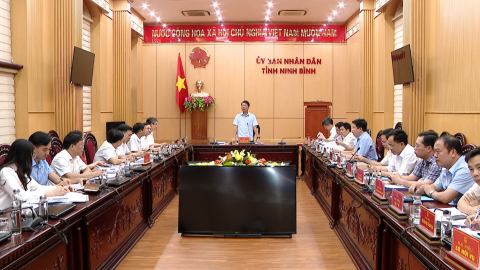 Hội nghị duyệt văn kiện v&agrave; c&ocirc;ng t&aacute;c chuẩn bị Đại hội Đảng bộ c&aacute;c x&atilde; Thanh L&acirc;m v&agrave; Phong Doanh
