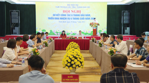 Cụm thi đua sở Nội vụ c&aacute;c tỉnh, th&agrave;nh Bắc bộ triển khai nhiệm vụ 6 th&aacute;ng cuối năm