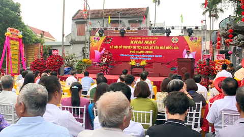 Khai mạc Lễ hội cổ truyền di t&iacute;ch lịch sử văn h&oacute;a quốc gia Phủ Quảng Cung