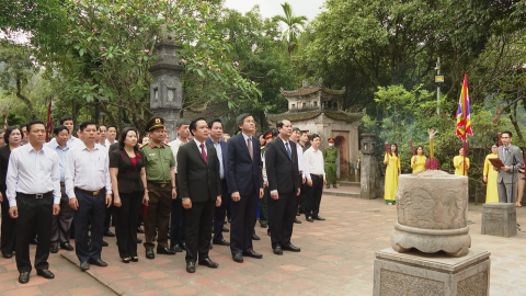 Lễ d&acirc;ng hương nh&acirc;n kỷ niệm 1055 năm Nh&agrave; nước Đại Cồ Việt v&agrave; Lễ hội Hoa Lư 2023