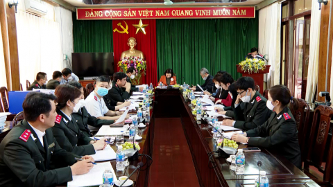 Đo&agrave;n ĐBQH Tỉnh gi&aacute;m s&aacute;t tại thanh tra Tỉnh