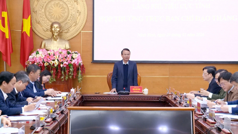 Thường trực Ban Chỉ đạo ph&ograve;ng, chống tham nhũng, l&atilde;ng ph&iacute;, ti&ecirc;u cực tỉnh họp thường kỳ th&aacute;ng 1/2026