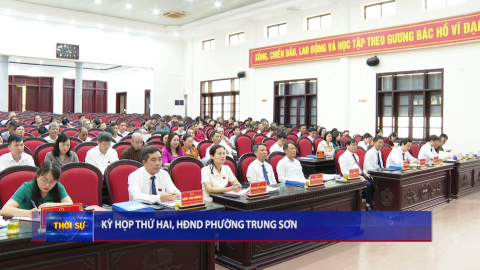 Kỳ họp thứ hai, HĐND phường Trung Sơn