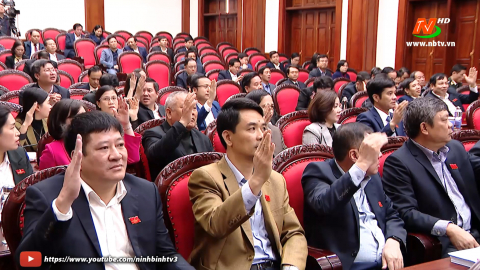  HĐND tỉnh kh&oacute;a XV th&ocirc;ng qua c&aacute;c nghị quyết v&agrave; bế mạc kỳ họp thứ 10