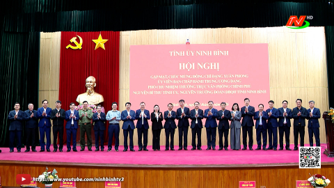 Tỉnh ủy Ninh B&igrave;nh tổ chức gặp mặt, ch&uacute;c mừng đồng ch&iacute; Đặng Xu&acirc;n Phong, Ủy vi&ecirc;n Trung ương Đảng, Ph&oacute; Chủ nhiệm Thường trực Văn ph&ograve;ng Ch&iacute;nh phủ