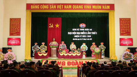 Đại hội đại biểu Đảng bộ Trung đo&agrave;n 140 nhiệm kỳ 2025 &ndash; 2030