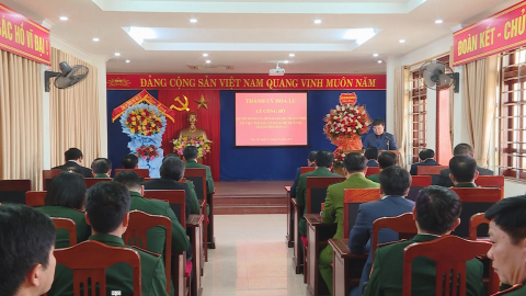 Th&agrave;nh lập Đảng bộ Qu&acirc;n sự th&agrave;nh phố Hoa Lư
