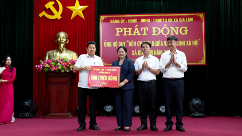 X&atilde; Gia L&acirc;m ph&aacute;t động ủng hộ Quỹ &ldquo;Đền ơn đ&aacute;p nghĩa v&agrave; an sinh x&atilde; hội&rdquo; năm 2026