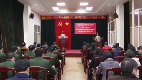 Sơ kết phối hợp hoạt động vận động quần ch&uacute;ng x&acirc;y dựng v&agrave; bảo vệ Tổ quốc