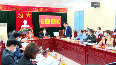 Đo&agrave;n Đại biểu Quốc hội Tỉnh gi&aacute;m s&aacute;t tại huyện Y&ecirc;n M&ocirc;