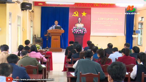 Tập huấn nghiệp vụ kiểm tra, gi&aacute;m s&aacute;t v&agrave; thi h&agrave;nh kỷ luật trong Đảng