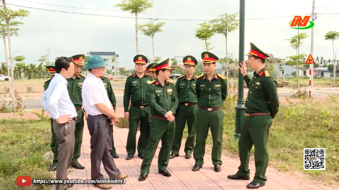Khảo s&aacute;t địa điểm diễn tập ph&ograve;ng thủ d&acirc;n sự tỉnh Ninh B&igrave;nh năm 2026