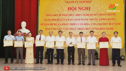 Nho Quan, Kim Sơn, Tam Điệp tổng kết 10 năm thực hiện Nghị quyết số 33 của Ban Chấp h&agrave;nh Trung ương Đảng