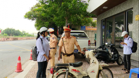 Tăng cường đảm bảo trật tự ATGT cho học sinh